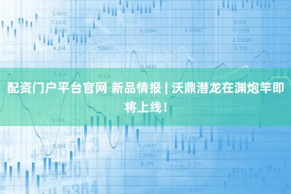 配资门户平台官网 新品情报 | 沃鼎潜龙在渊炮竿即将上线！