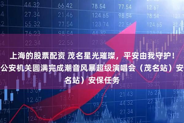 上海的股票配资 茂名星光璀璨，平安由我守护！茂名市公安机关圆满完成潮音风暴超级演唱会（茂名站）安保任务